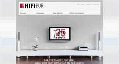 Desktop Screenshot of hifi-pur.de